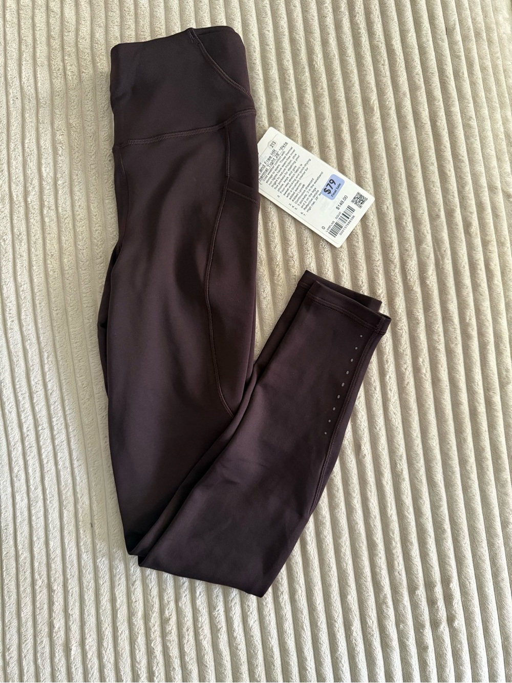 Lululemon Fast and Free HR Thermal Tight 28” Pkts
